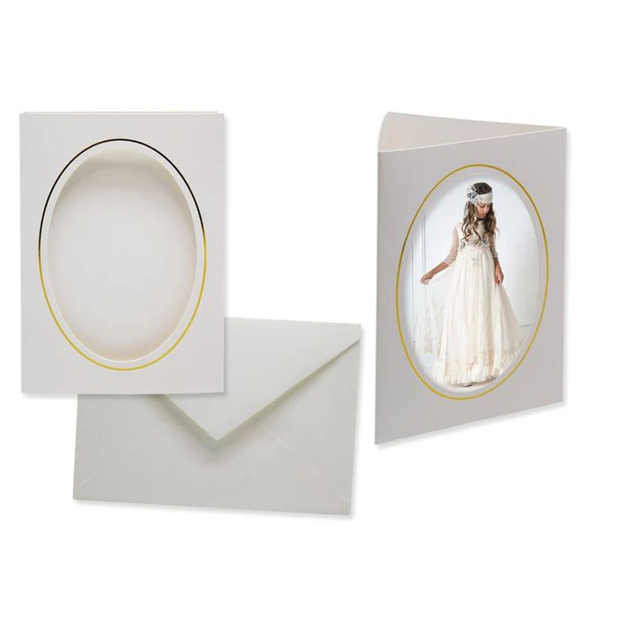 TARJETAS MARCO FOTOS 4U MI PRIMERA COMUNION | POESSA BISMARK REGALO | ENVASE 24 UDS. UNIDAD | 18430173303438