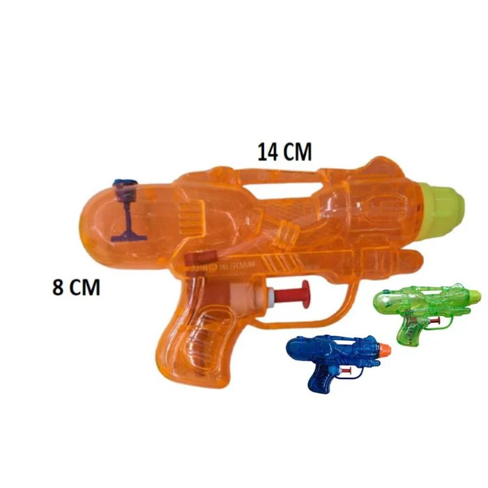 PISTOLA DE AGUA PVC BICOLOR TRANSPARENTE | POESSA BISMARK BEACH | 1 UNIDAD | 18430173815122
