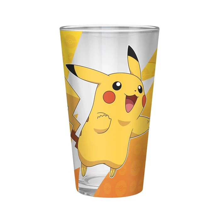 VASO GRANDE 400ML LAMINA DE PIKACHU POKEMON | ABYSSE | ENVASE 2 UDS. UNIDAD | 23665361111102