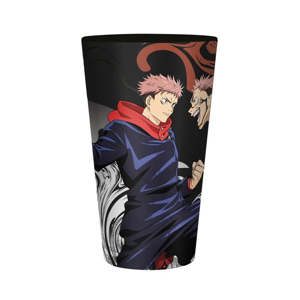 VASO GRANDE 400ML ITADORI VS SUKUNA JUJUTSU KAISEN | ABYSSE | ENVASE 2 UDS. UNIDAD | 23665361159678