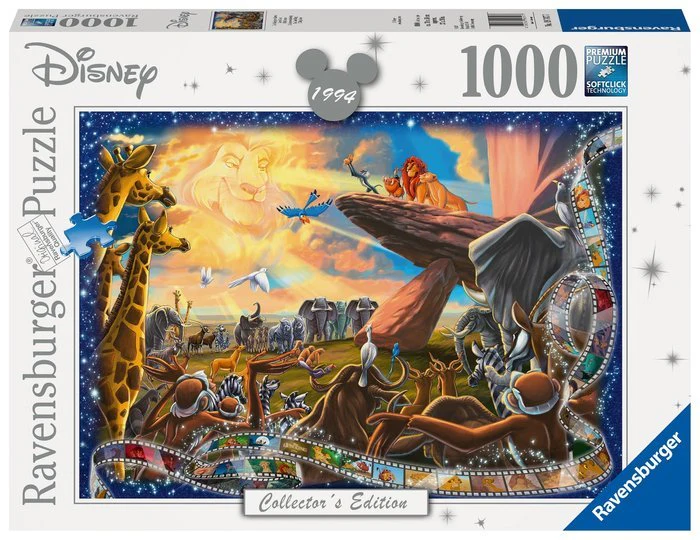 PUZZLE DISNEY CLASSIC EL REY LEON 1000 P | RAVENSBURGER PUZZLES | 1 UNIDAD | 4005555003212