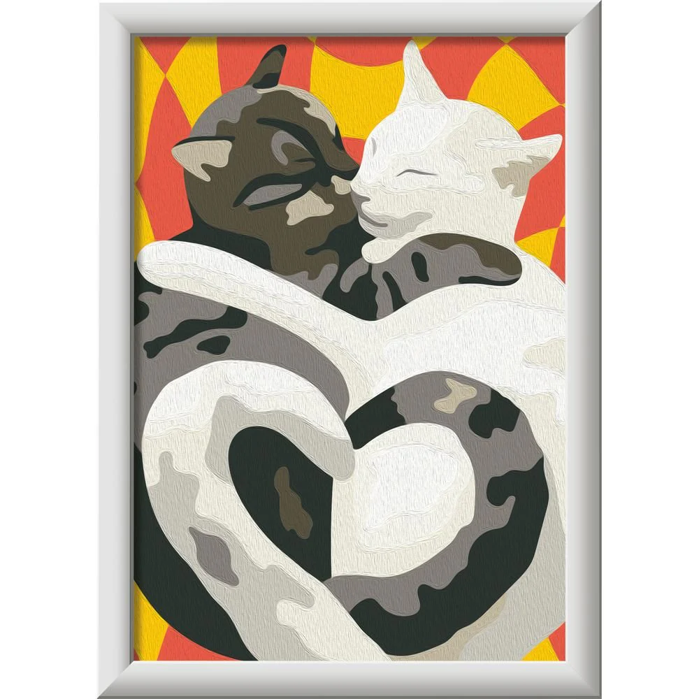 PINTAR POR NUMEROS CREART SERIE E - GATO TQM | RAVENSBURGER GAMES | 1 UNIDAD | 4005555231219