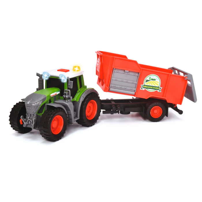 TRACTOR FENDT GRANJA TRAILER 26 CM LUZ Y SONIDO | DICKIE | 1 UNIDAD | 4006333080654