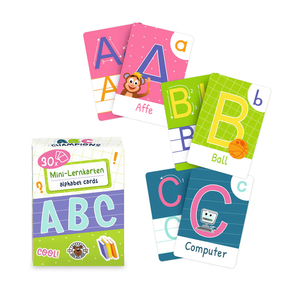 SET DE TARJETAS DIDACTICAS DE LETRAS ABC5 30 PIEZAS | TRENDHAUS | ENVASE 12 UDS. UNIDAD | 4032722057235