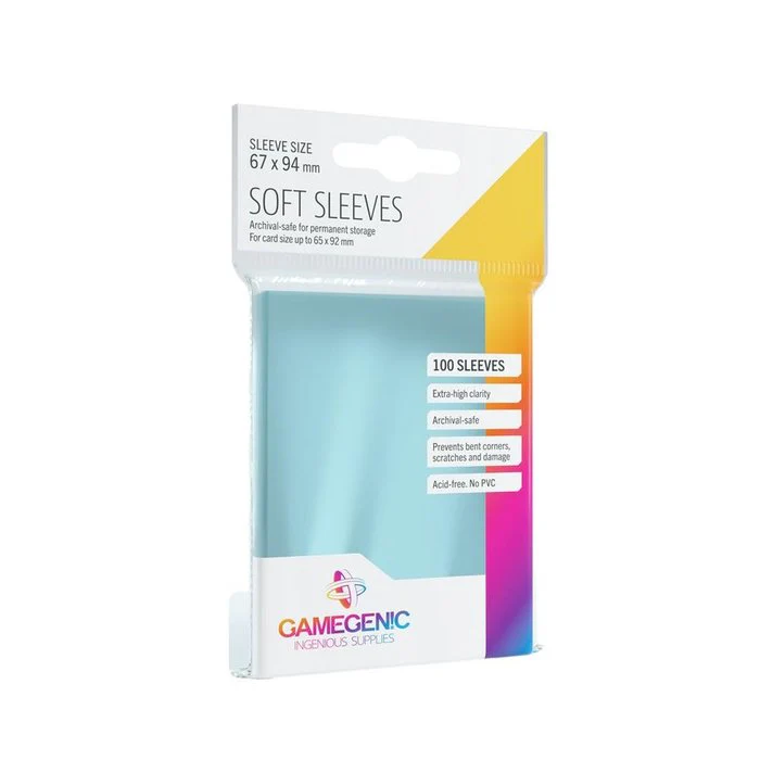 FUNDAS PARA CARTAS SOFT 76X10CM (100 UNIDADES) | ASMODEE JUEGOS | 1 UNIDAD | 4251715402115