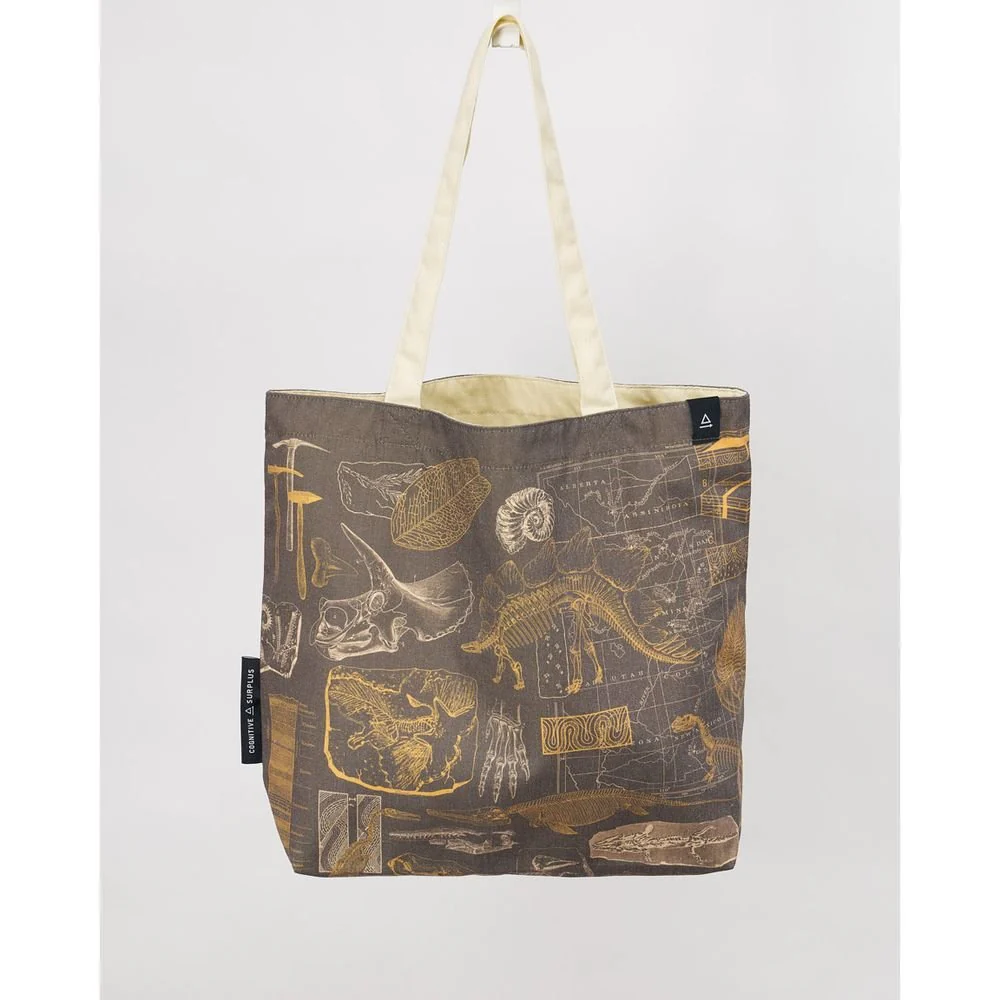 BOLSA TELA DE LA COMPRA DINOS REVERSIBLE | COGNITIVE CIENCIA | 1 UNIDAD | 6919591517542