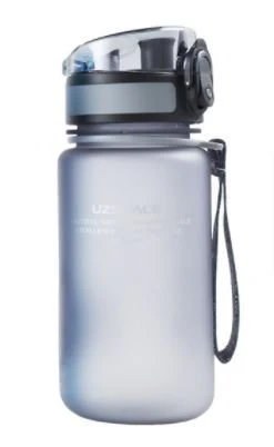 BOTELLA TRITAN GRIS 350ML | UZSPACE | 1 UNIDAD | 6955482330340
