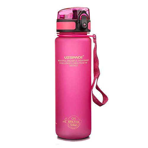 BOTELLA TRITAN ROSA 650 ML | UZSPACE | 1 UNIDAD | 6955482331729