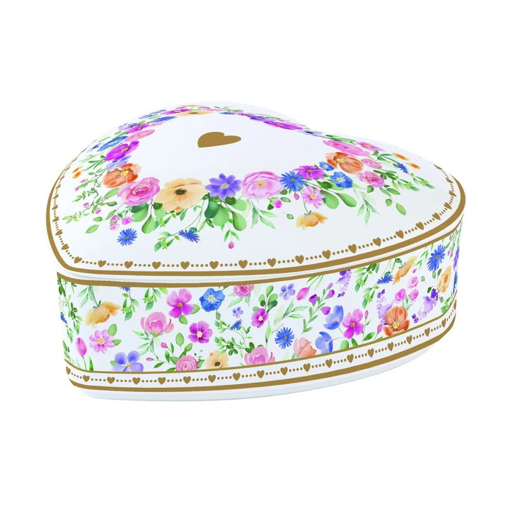 JOYERO PORCELANA CORAZON Ø 12 CM EN CAJA REGALO | EASY LIFE | 1 UNIDAD | 8001544159584