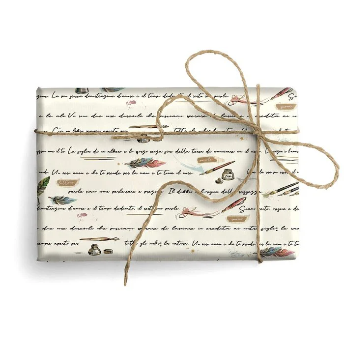 EXPOSITOR 25 UNIDADES PAPEL REGALO CALIGRAFIA | KARTOS | ENVASE 25 UDS. UNIDAD | 8009162381363