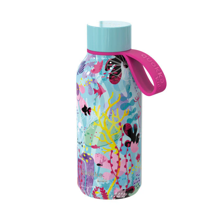 BOTELLA TERMO INFANTIL CON ASA 330 ML UNDERWATER QUOKKA | QUOKKA | 1 UNIDAD | 8412497401482