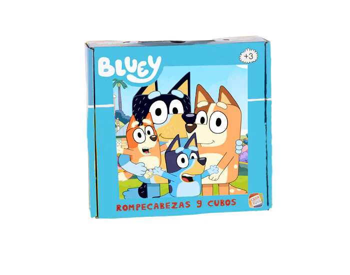 ROMPECABEZAS BLUEY 9 CUBOS | CEFA TOYS | 1 UNIDAD | 8412562883199