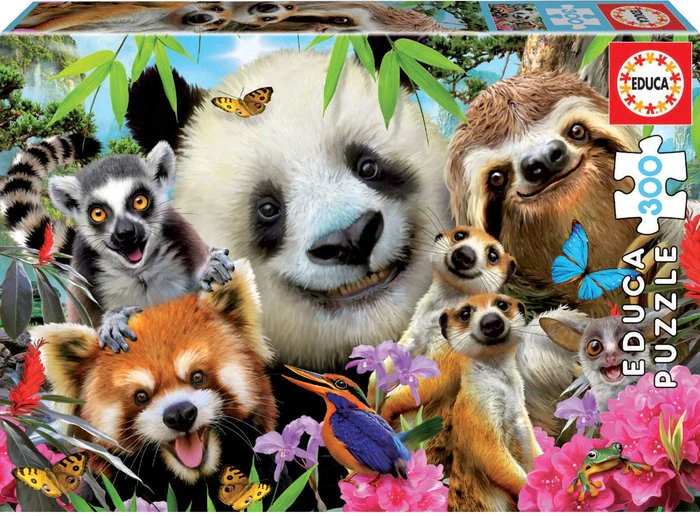 PUZZLE 300 PIEZAS BLACK-EYED AMIGOS SELFIE | EDUCA-BORRAS | 1 UNIDAD | 8412668186101