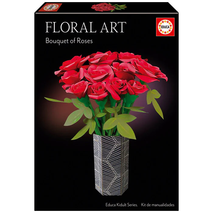 JUEGO RAMO ROSAS FLORAL ART | EDUCA-BORRAS | 1 UNIDAD | 8412668201392