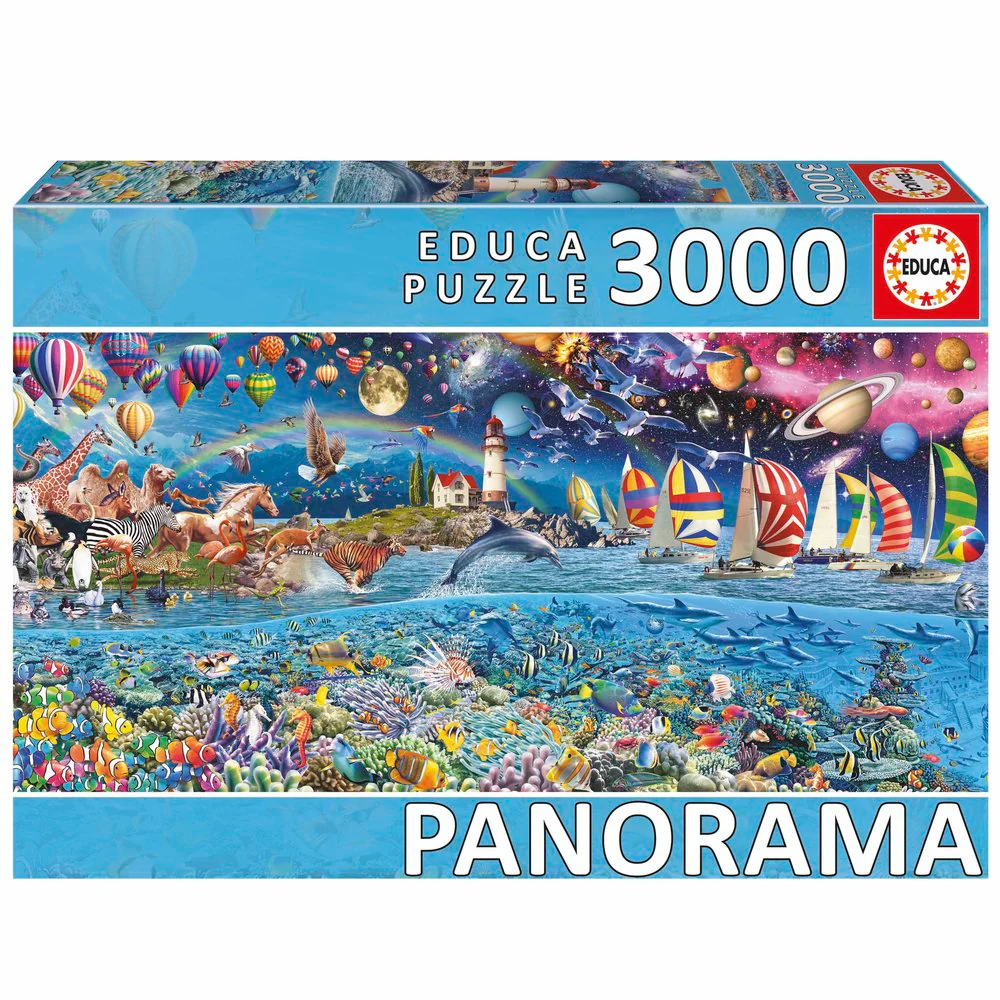 PUZZLE 3000 PIEZAS VIDA PANORAMA | EDUCA-BORRAS | 1 UNIDAD | 8412668202658