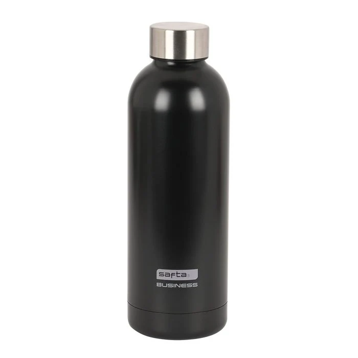 BOTELLA TERMO ACERO INOX, 500ML BUSINESS BLACK BLUE GREY | SAFTA BUSINESS | 1 UNIDAD | 8412688524464