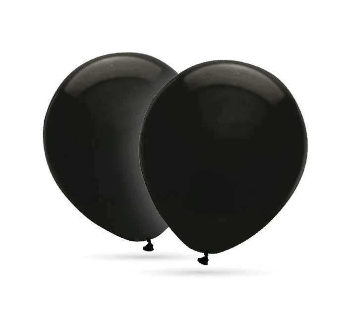 GLOBOS 35 CM Ø BOLSA-SOLAPA 20 UNIDADES DECOHELIUM NEGRO | GRAN FESTIVAL ,S,A, | ENVASE 15 UDS. UNIDAD | 8421332031883