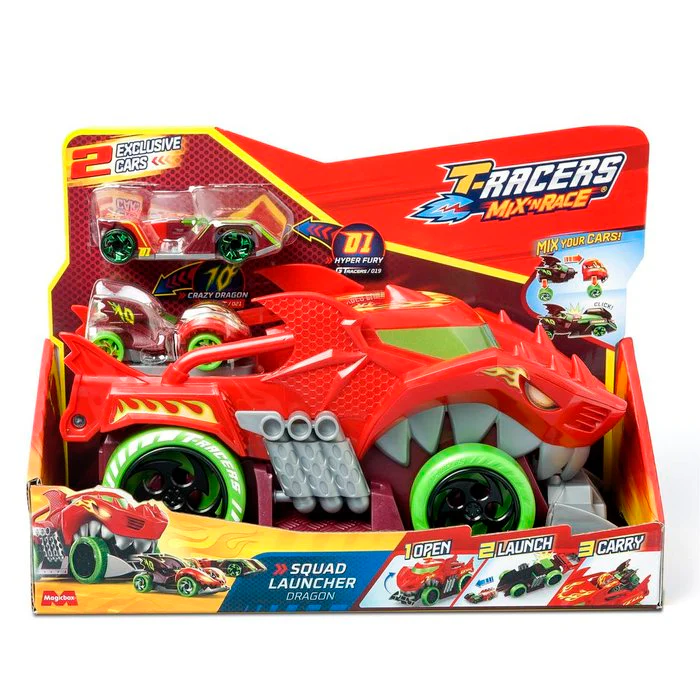 T-RACERS S PLAYSET DRAGON SQUAD LAUNCHER | T-RACERS | 1 UNIDAD | 8431618038925