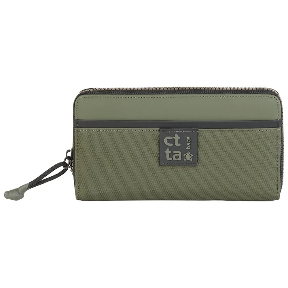 BILLETERA CREMALLERA ALEXAINDRE KAKI | CAMINATTA | 1 UNIDAD | 8432077124167