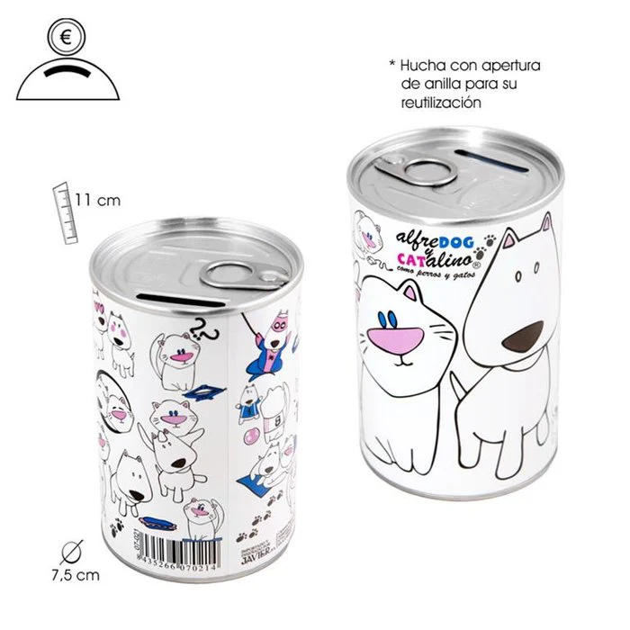 HUCHA LATA | PAPELERIA JAVIER | ENVASE 12 UDS. UNIDAD | 8435266070214