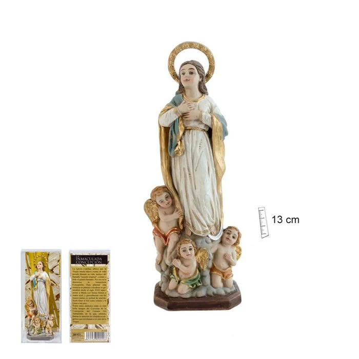 FIGURA VIRGEN INMACULADA 13 CM | FIGURAS SANTOS JAVIER | 1 UNIDAD | 8435266090496