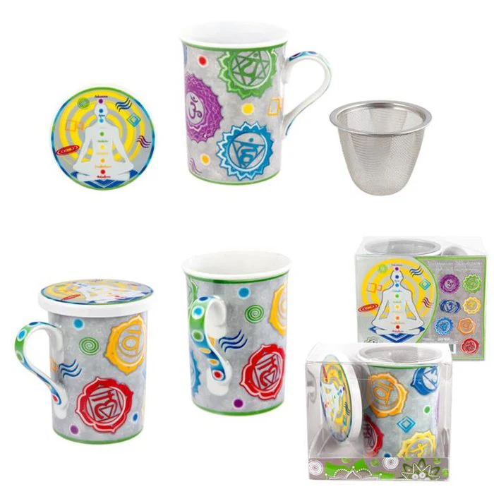 TAZAS CON FILTRO METAL CHACRAS | PAPELERIA JAVIER | 1 UNIDAD | 8435266160021