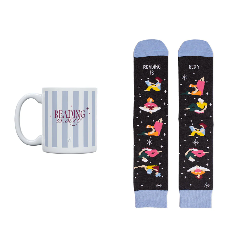 KIT TAZA + CALCETINES READING IS SEXY 36-41 | UO | 1 UNIDAD | 8435449362112