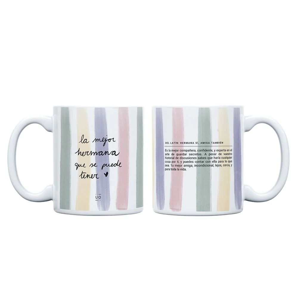 TAZA LA MEJOR HERMANA QUE SE PUEDE TENER | UO | 1 UNIDAD | 8435449367711