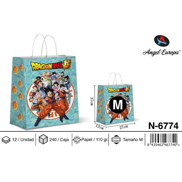 BOLSA REGALO DRAGON BALL 37X12X27 M | ANGEL EUROPA | 1 UNIDAD | 8435462467740