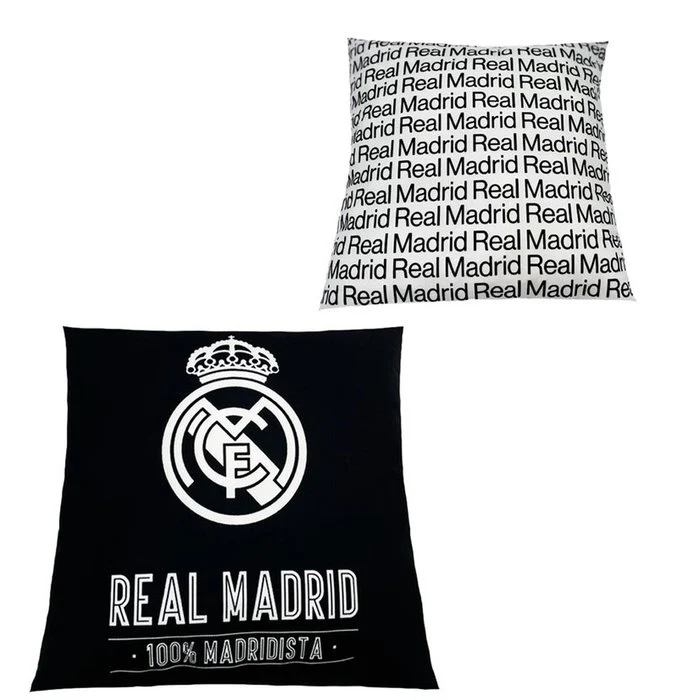 COJIN ESCUDO B/N RM CUADRADO 40 X 40 CM, | GRUPO MOYA PELUCHES S,L | 1 UNIDAD | 8435776000213