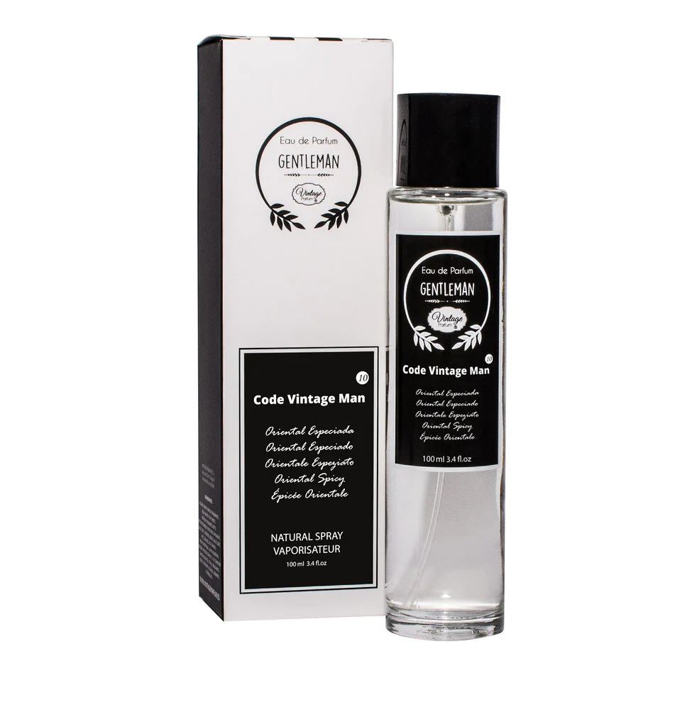 PERFUME MASCULINO 100ML VINTAGE CODE VINTAGE MAN | NATUAROMATIC GEL | 1 UNIDAD | 8436585488469
