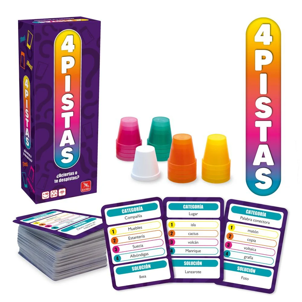 JUEGO 4 PISTAS | LUDILO | 1 UNIDAD | 8436621890348