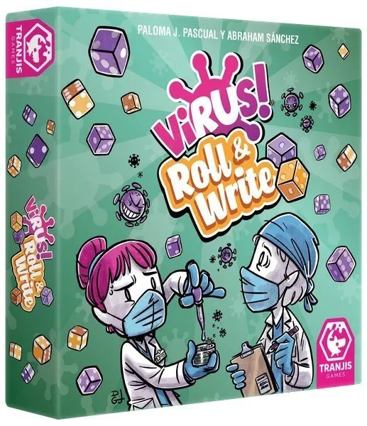 JUEGO DE MESA VIRUS! ROLL & WRITE | TRANJIS | 1 UNIDAD | 8437028641137