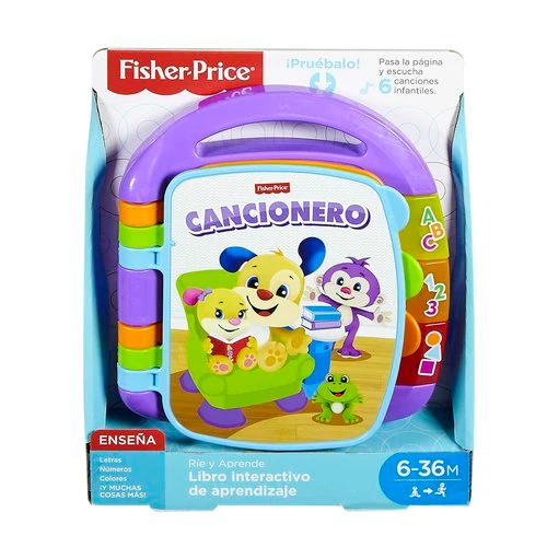 RIE Y APRENDE LIBRO APRENDIZAJE DE PERRITO CANCIONERO | FISHER-PRICE MATTEL | 1 UNIDAD | 887961621747