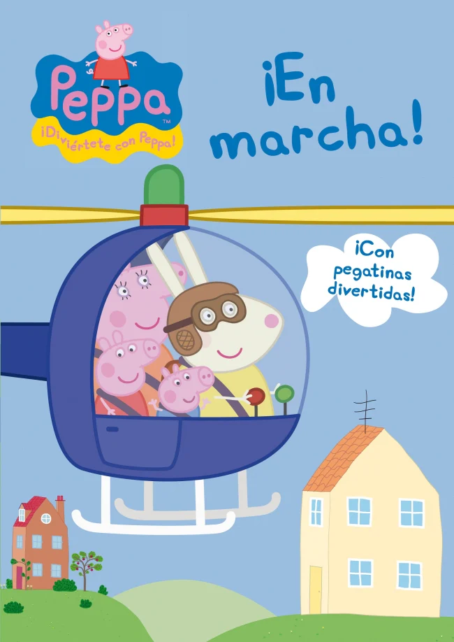 Peppa Pig. Cuaderno de actividades - ¡En marcha!: (Incluye pegatinas). Hasbro (BEASCOA) 9788401906671