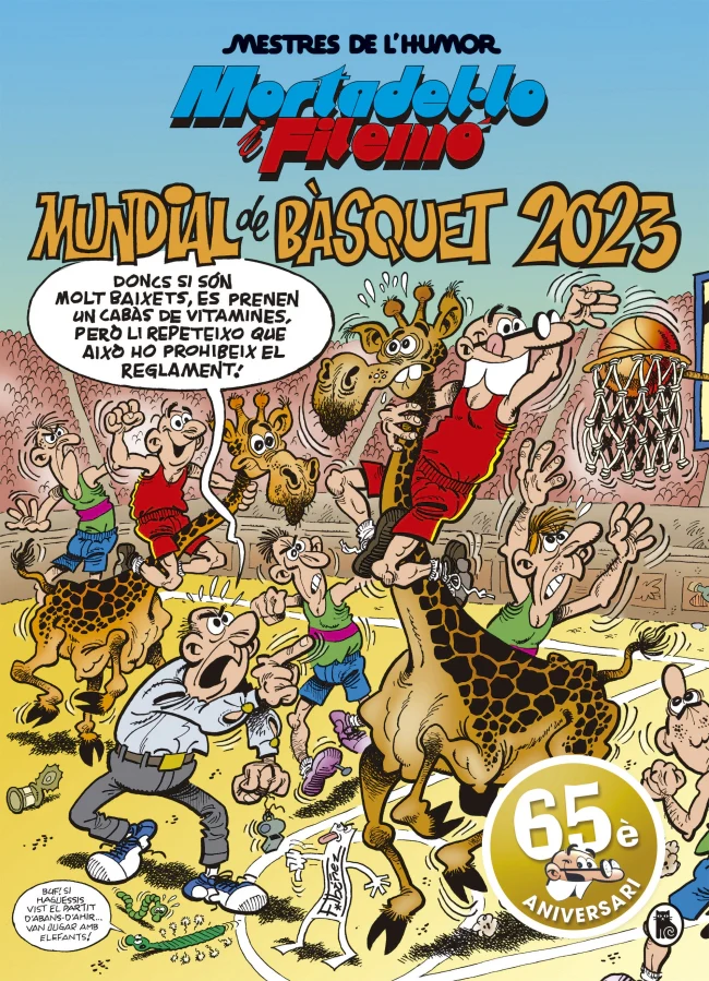 Mortadel·lo i Filemó. Mundial de bàsquet 2023 (Mestres de l'Humor 61). Francisco Ibáñez (Bruguera) 9788402423962