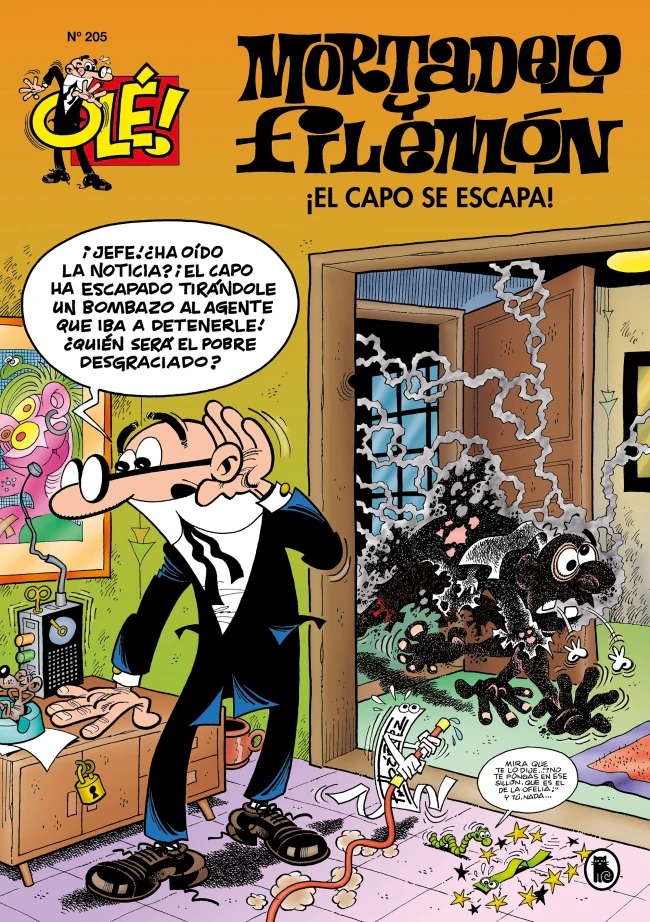 Mortadelo y Filemón. ¡El capo se escapa! (Olé! Mortadelo 205). Francisco Ibáñez (Bruguera) 9788402424778