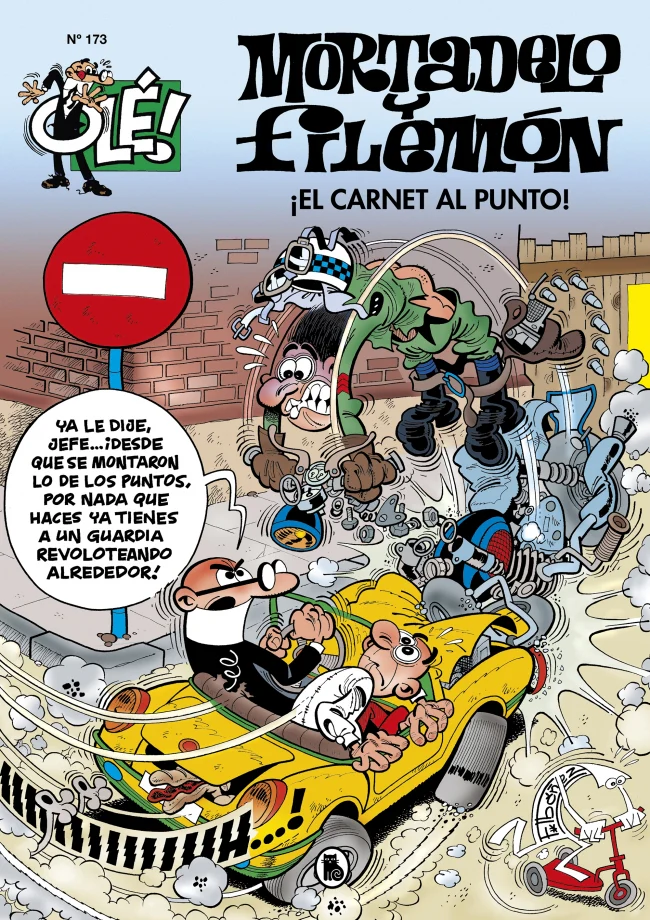 Mortadelo y Filemón. El carnet, al punto (Olé! Mortadelo 173). Francisco Ibáñez (Bruguera) 9788402425393