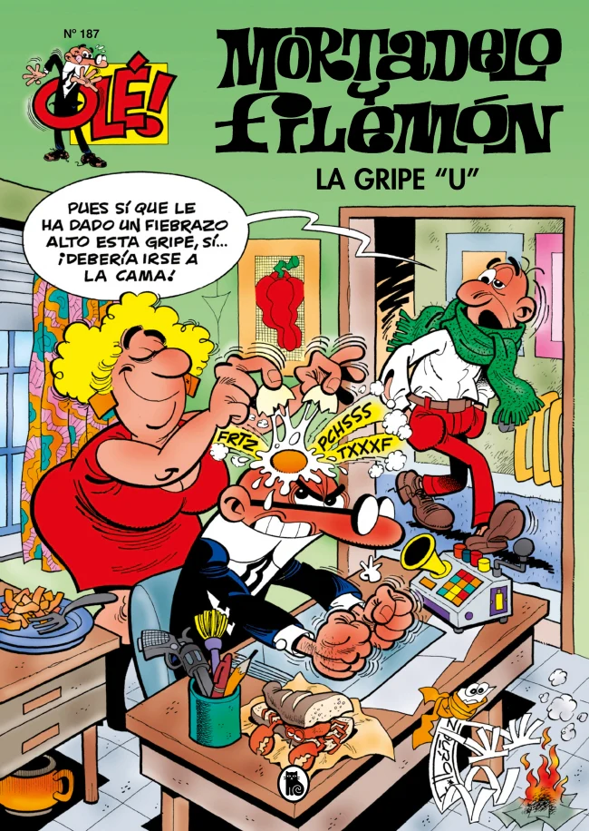 Mortadelo y Filemón. La gripe "U" (Olé! Mortadelo 187). Francisco Ibáñez (Bruguera) 9788402426529