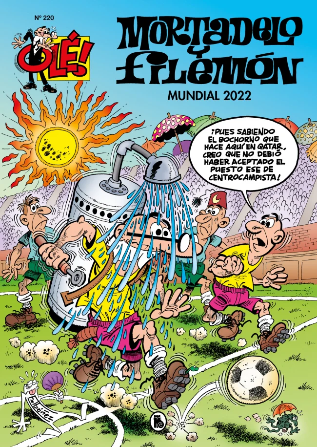 Mortadelo y Filemón. Mundial 2022 (Olé! Mortadelo 220). Francisco Ibáñez (Bruguera) 9788402428851