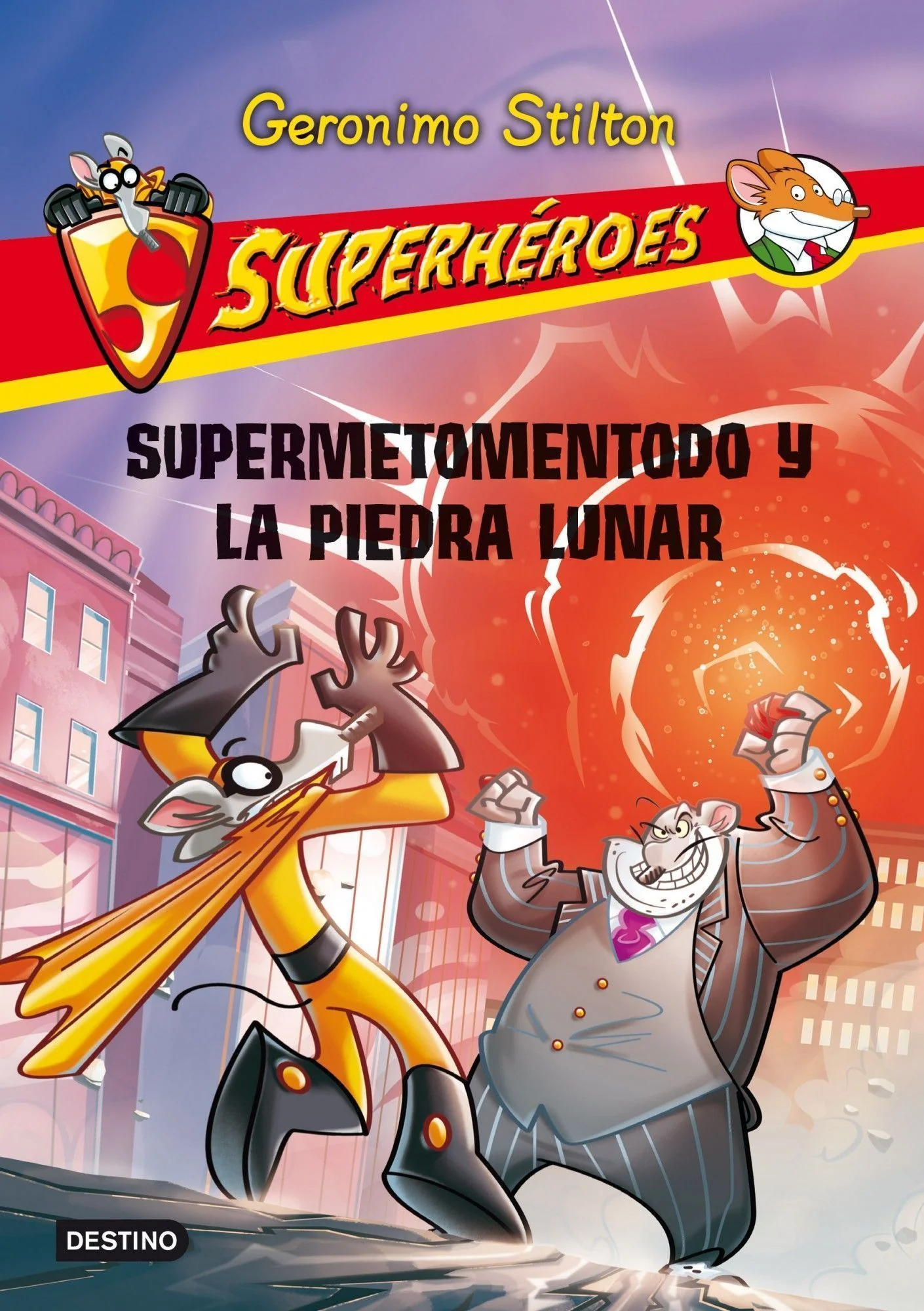 Supermetomentodo y la piedra lunar: Superhéroes 9. Geronimo Stilton (Destino Infantil & Juvenil) 9788408037149