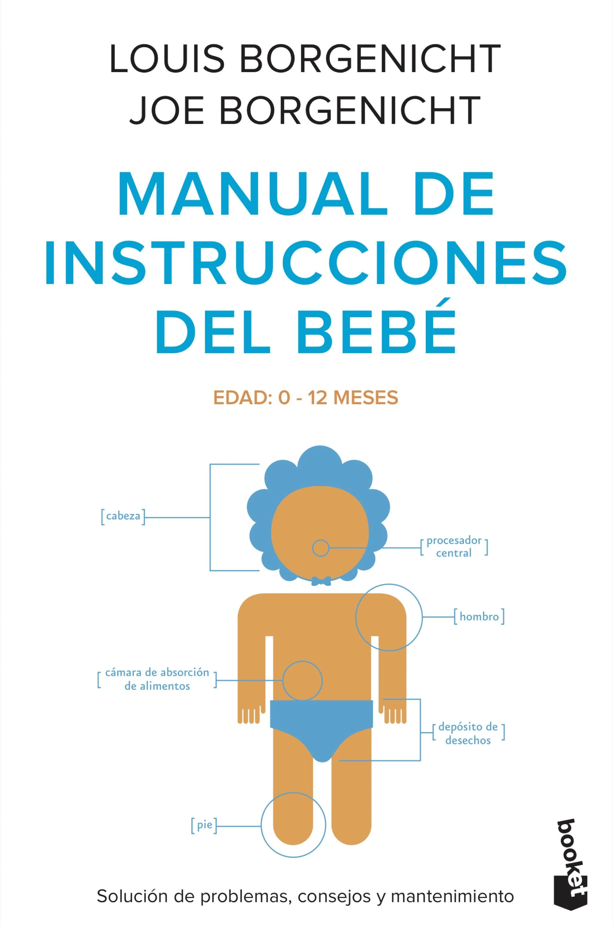 Manual de instrucciones del bebé: Solución de problemas, consejos y mantenimiento. Louis Borgenicht (Booket) 9788408102885