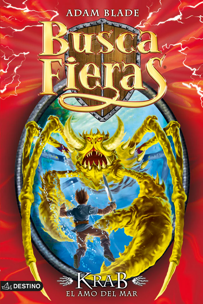 Krab, el amo del mar: Buscafieras 25. Adam Blade (Destino Infantil & Juvenil) 9788408124269