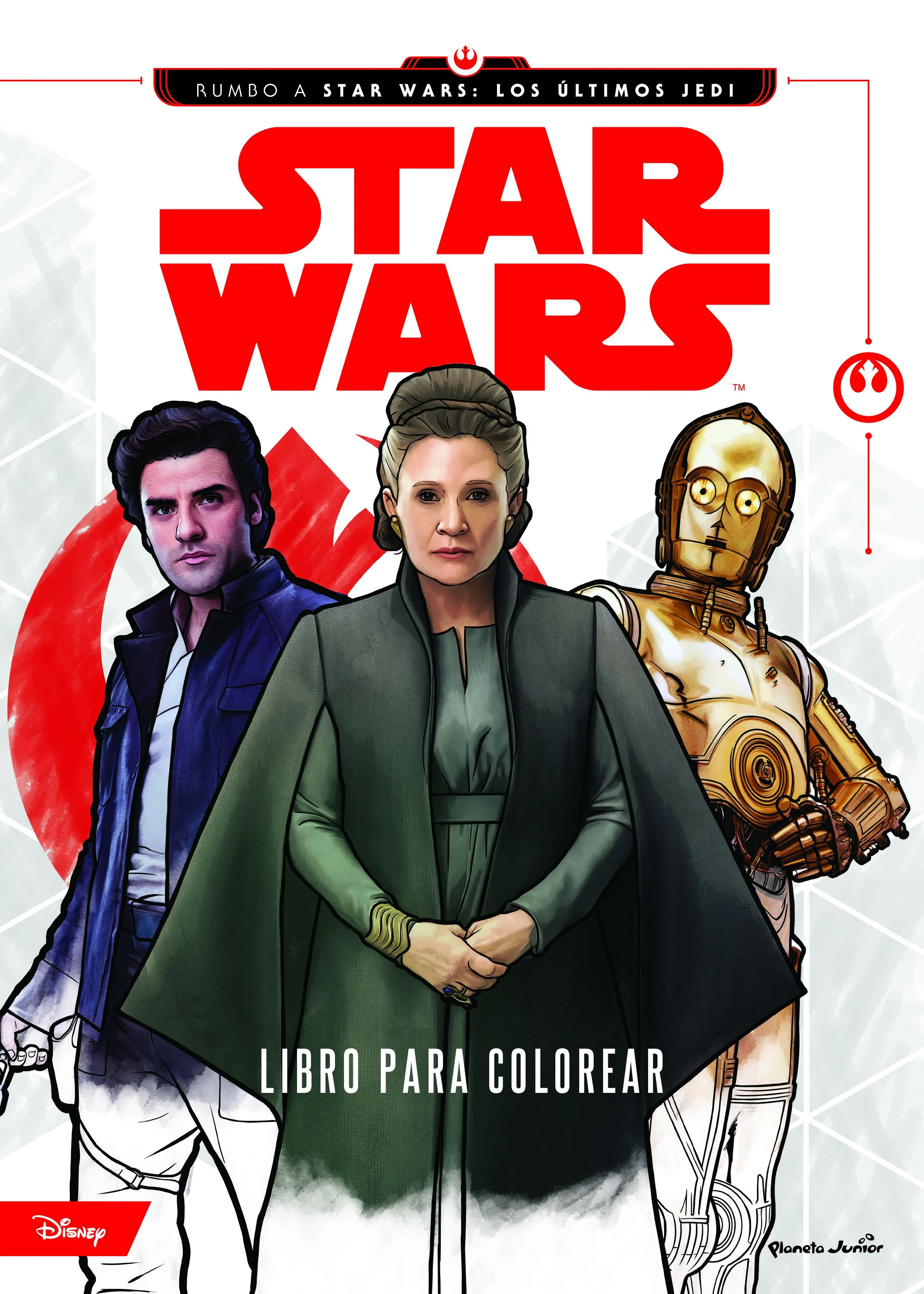 Star Wars. Rumbo a los últimos Jedi. Libro para colorear. Star Wars (Planeta Junior) 9788408179658