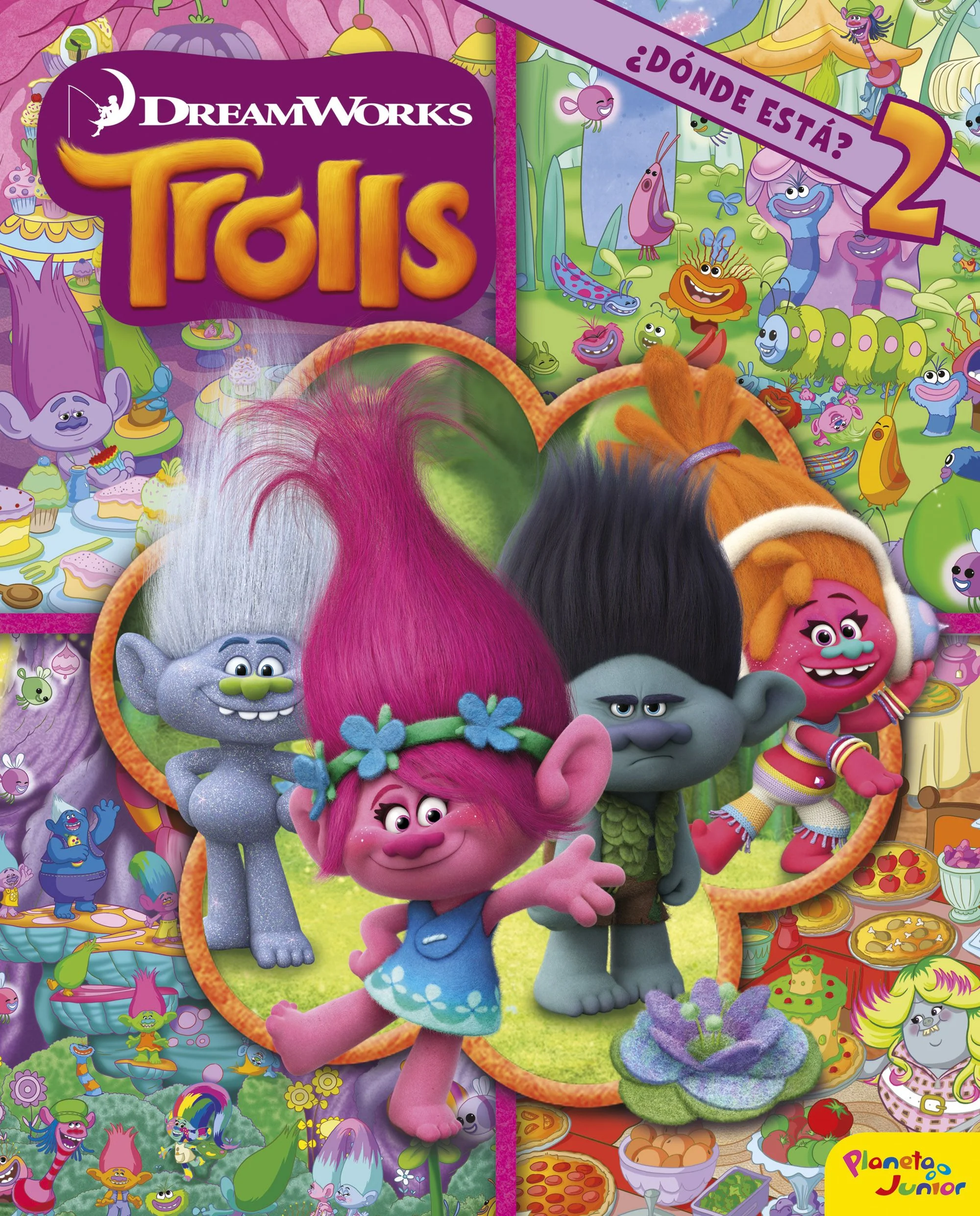 Trolls. ¿Dónde está? 2. Dreamworks (Planeta Junior) 9788408190875