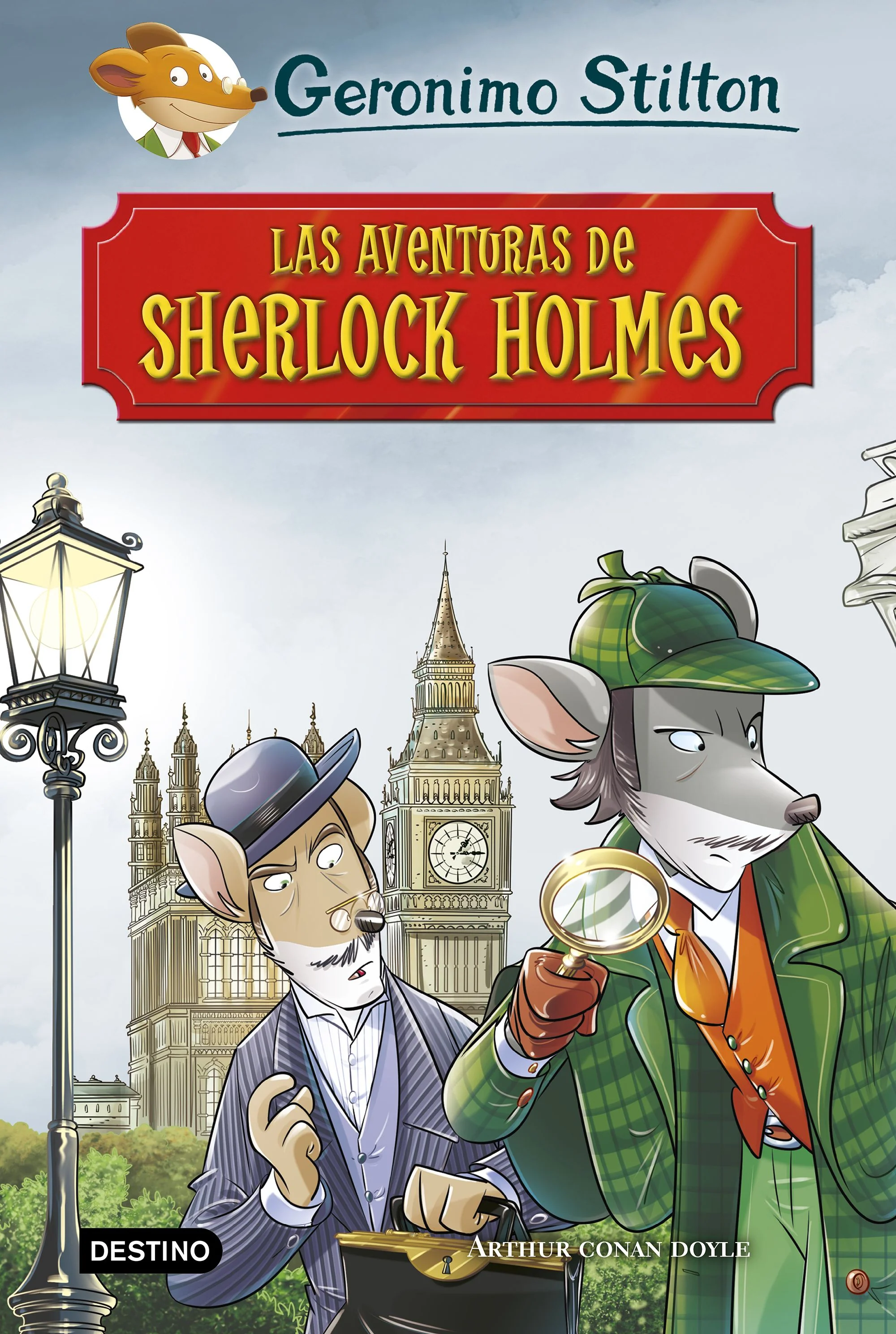 Las aventuras de Sherlock Holmes. Geronimo Stilton (Destino Infantil & Juvenil) 9788408195023