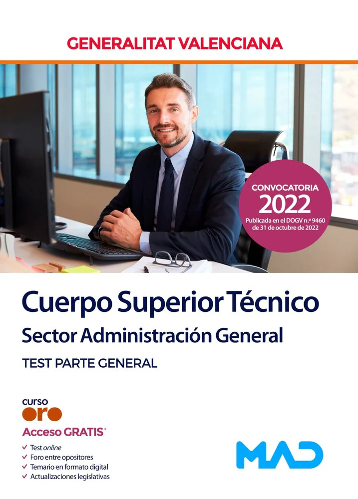 CUERPO SUPERIOR TECNICO TEST GENERALITAT VALENCIA | AA,VV | MAD | 9788414263747