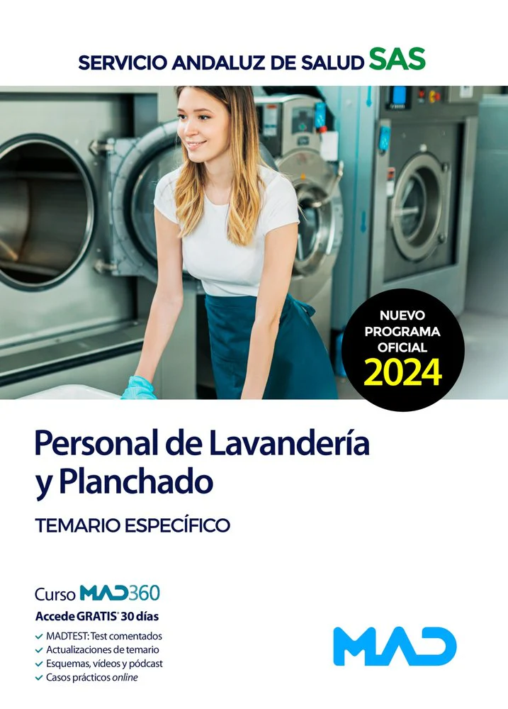 PERSONAL LAVANDERIA Y PLANCHADO TEMARIO ESPECIFICO SAS | AA,VV, | MAD | 9788414286883