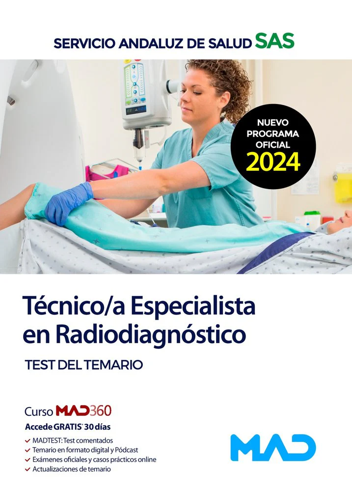 TECNICO/A ESPECIALISTA RADIODIAGNOSTICO TEST Y CASOS PRACTI | AA,VV | MAD | 9788414287569