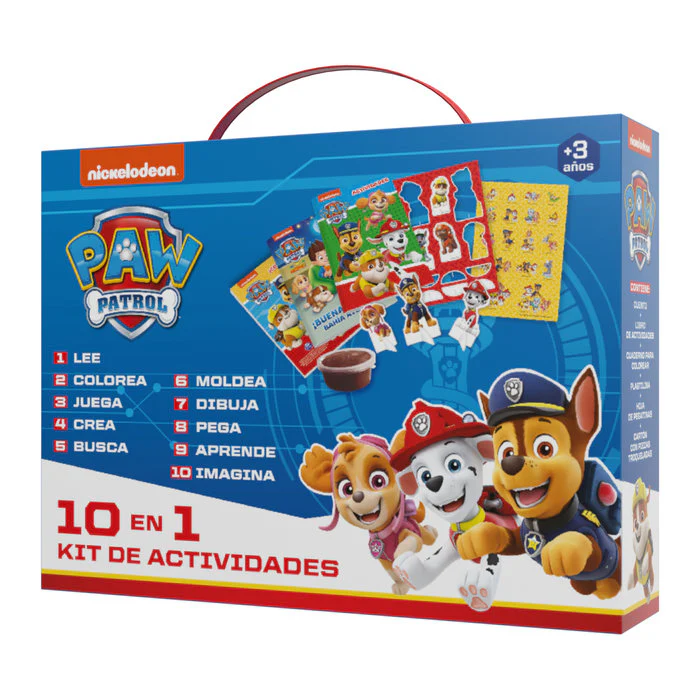 MALETIN 10 EN 1 - PATRULLA CANINA | PLAY TIME IMAGILAND | 1 UNIDAD | 9788418861055